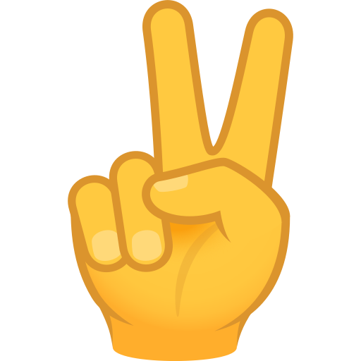 Жест V для JoyPixels 10.0