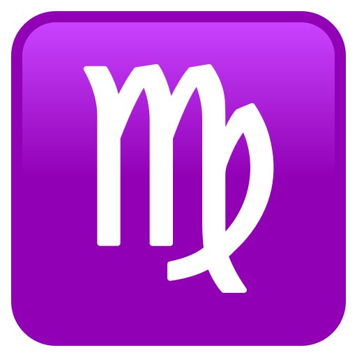 Знак зодіаку Діва для JoyPixels 10.0