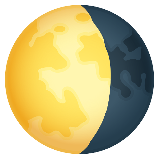 Lua Minguante Convexa para JoyPixels 10.0