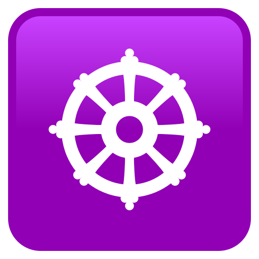Roda del Dharma per JoyPixels 10.0
