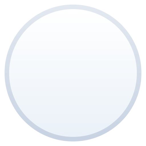 White Circle for JoyPixels 10.0
