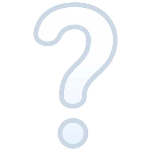 Ponto De Interrogação Branco para JoyPixels 10.0