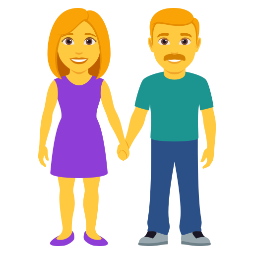 Homem E Mulher De Mãos Dadas para JoyPixels 10.0