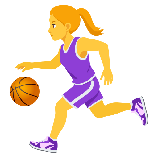 Жінка з м'ячем для JoyPixels 10.0