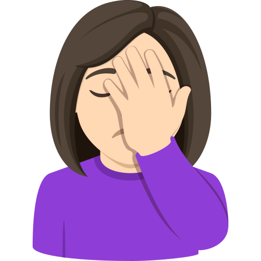 Mulher Decepcionada: Pele Clara para JoyPixels 10.0