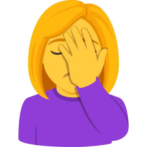 Mulher Decepcionada para JoyPixels 10.0