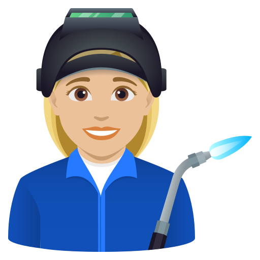 Operária: Pele Morena Clara para JoyPixels 10.0