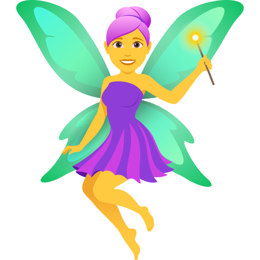 Kobieta wróżka dla JoyPixels 10.0