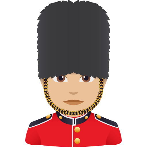 Guarda Mulher: Pele Morena Clara para JoyPixels 10.0