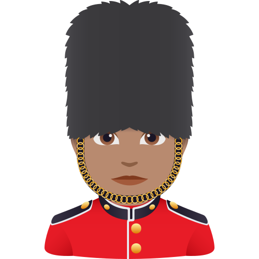 Guarda Mulher: Pele Morena para JoyPixels 10.0