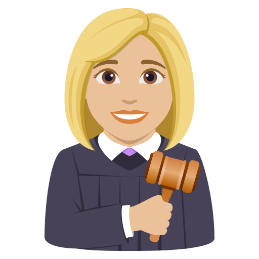 Juíza: Pele Morena Clara para JoyPixels 10.0