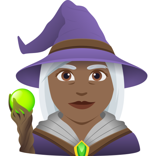 Maga: Pele Morena Escura para JoyPixels 10.0