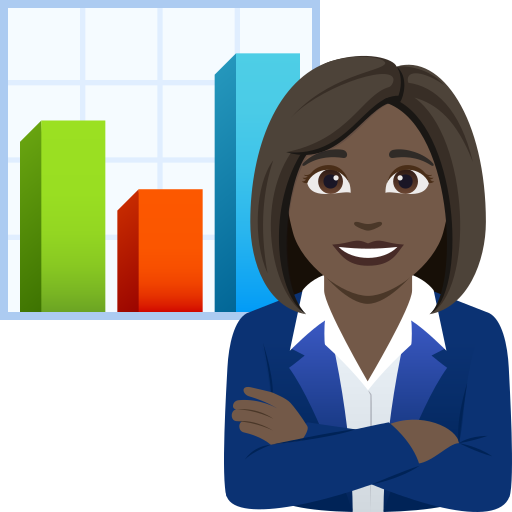 Funcionária De Escritório: Pele Escura para JoyPixels 10.0