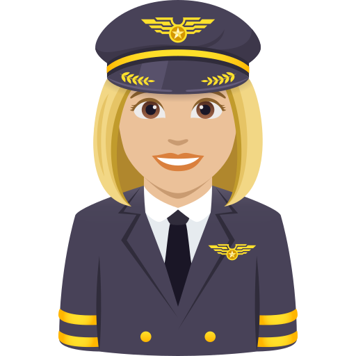 Piloto De Avião Mulher: Pele Morena Clara para JoyPixels 10.0