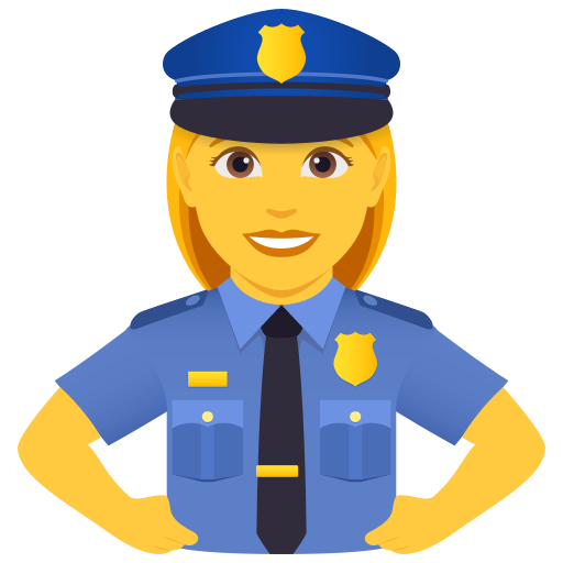 Cảnh sát nữ cho JoyPixels 10.0