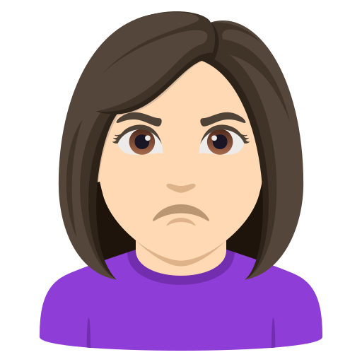 Mulher Fazendo Bico: Pele Clara para JoyPixels 10.0