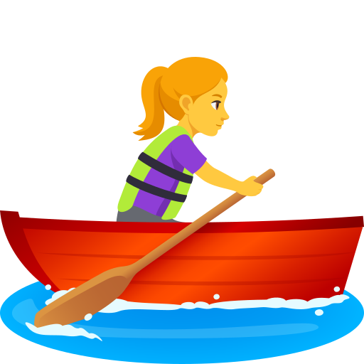 Mulher Remando para JoyPixels 10.0