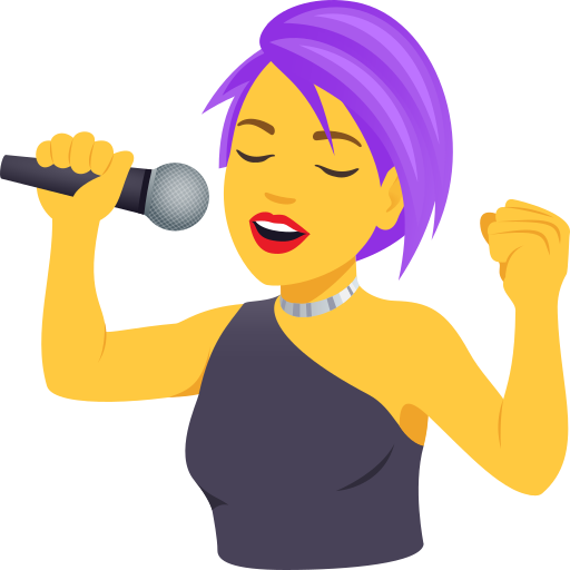 Dona Cantant per JoyPixels 10.0