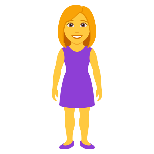 Mulher Em Pé para JoyPixels 10.0