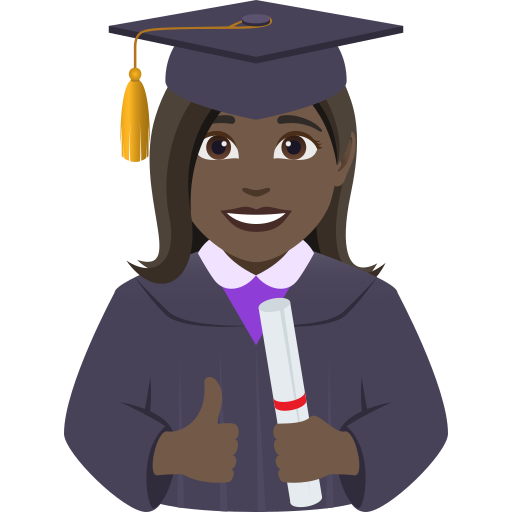 Aluna: Pele Escura para JoyPixels 10.0