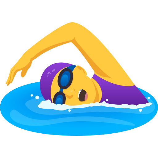 Mulher Nadando para JoyPixels 10.0