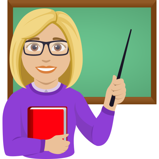 Вчителька: світлий тон шкіри для JoyPixels 10.0