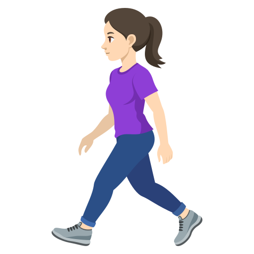 Mulher Andando: Pele Clara para JoyPixels 10.0