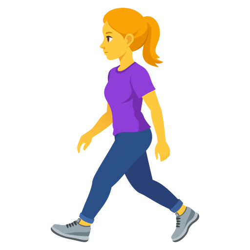 Mulher Andando para JoyPixels 10.0