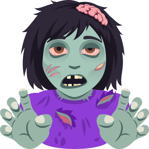 Kadın zombi için JoyPixels 10.0