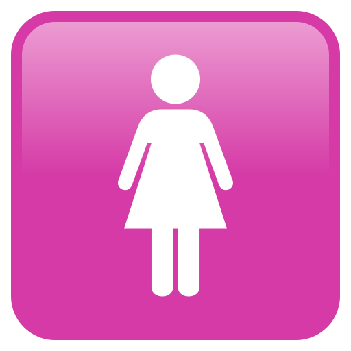 Banheiro Feminino para JoyPixels 10.0