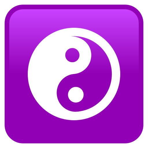 Yin Yang para JoyPixels 10.0