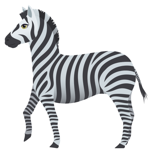 Зебра для JoyPixels 10.0