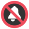 Campana Con Signo De Cancelación