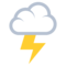 Nube Con Rayo