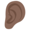 Oreja: Tono de Piel Oscuro