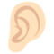 Oreja: Tono de Piel Claro