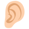 Oreja: Tono de Piel Claro Medio