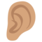 Oreja: Tono de Piel Medio
