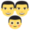 Familia: Hombre, Hombre, Niño