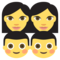 Familia: Mujer, Mujer, Niño, Niño