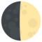 Luna En Cuarto Creciente