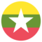Bandera: Myanmar (Birmania)