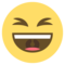 Cara Sonriendo Con Los Ojos Cerrados