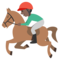 Carrera De Caballos: Tono de Piel Oscuro
