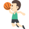 Persona Botando Un Balón: Tono de Piel Claro
