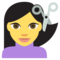Persona Cortándose El Pelo