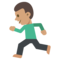 Persona Corriendo: Tono de Piel Medio
