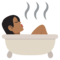 Persona En La Bañera: Tono de Piel Oscuro Medio