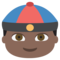 Persona Con Gorro Chino: Tono de Piel Oscuro