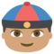 Persona Con Gorro Chino: Tono de Piel Medio